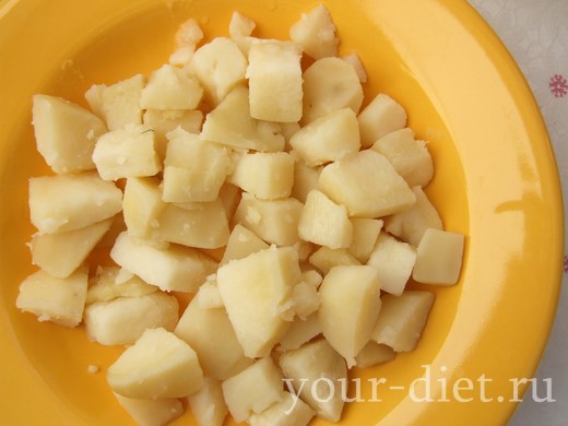 Картофель в салатнице