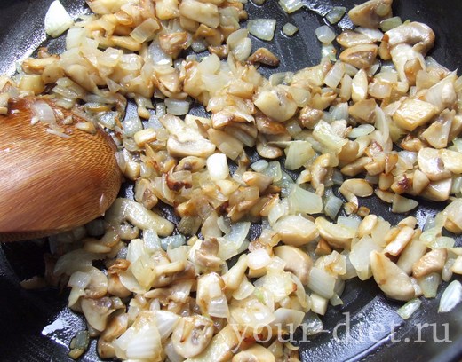 Картофельные кнедлики с грибами
