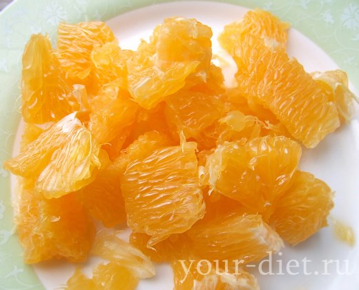 Салат из апельсинов и овощей