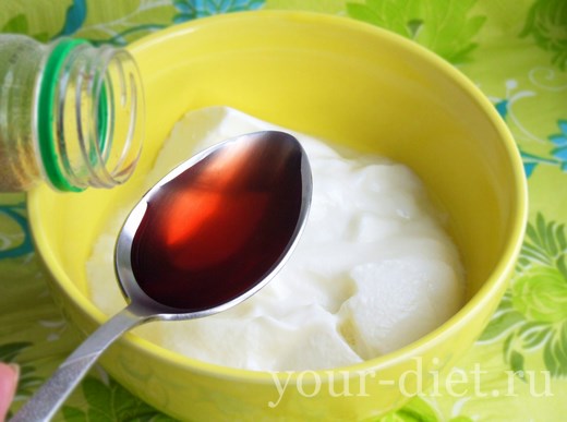 Гранатовый йогурт к завтраку