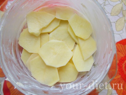 Картофельный гратен в сливочном соусе